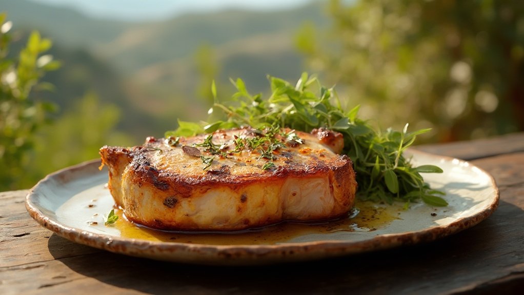 rustic pork chop delight