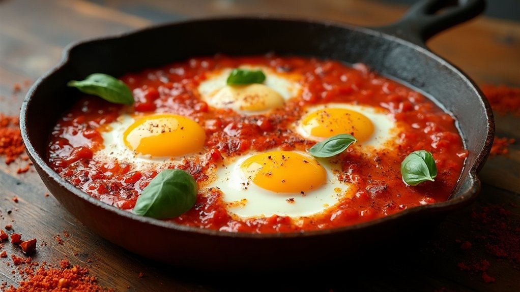 spicy tomato egg dish