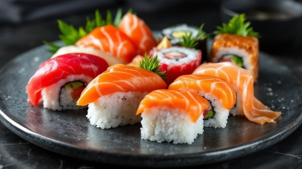 traditional japanese sushi varieties