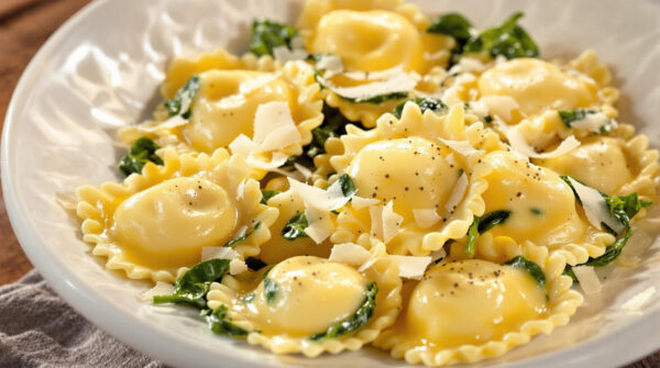 Ravioli Ricotta e Spinaci