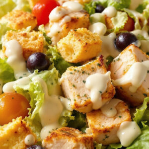 Salada de Frango Caesar