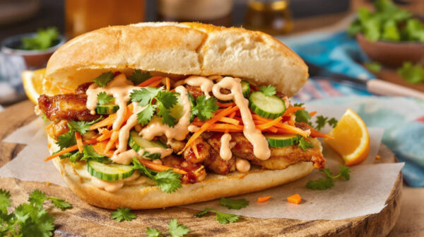 Sandes de Frango "Bahn Mi"