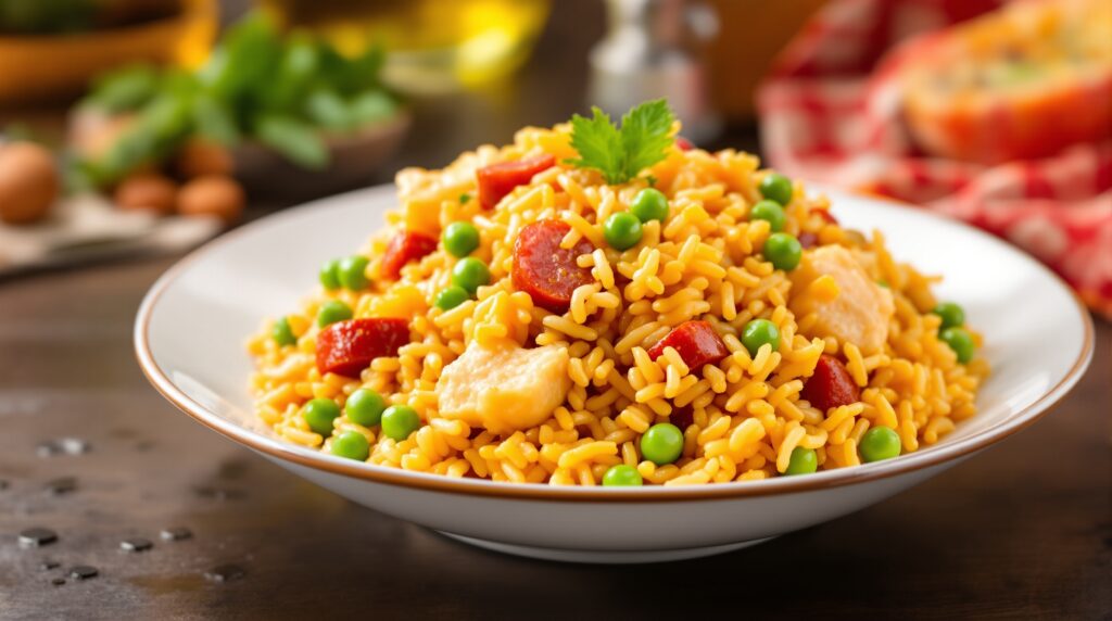 Arroz salteada