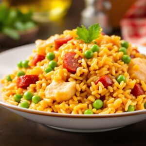 Arroz salteada