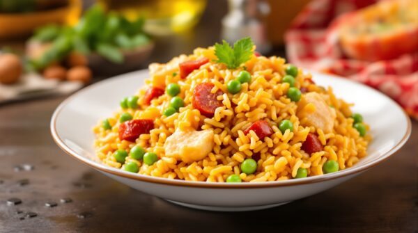 Arroz salteada