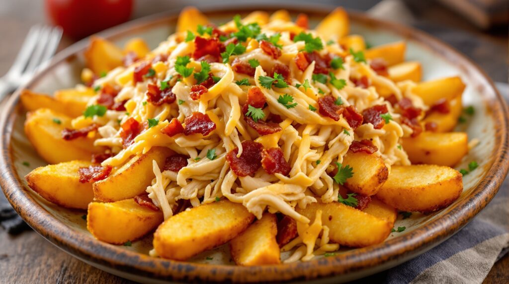 Batata Frita recheada