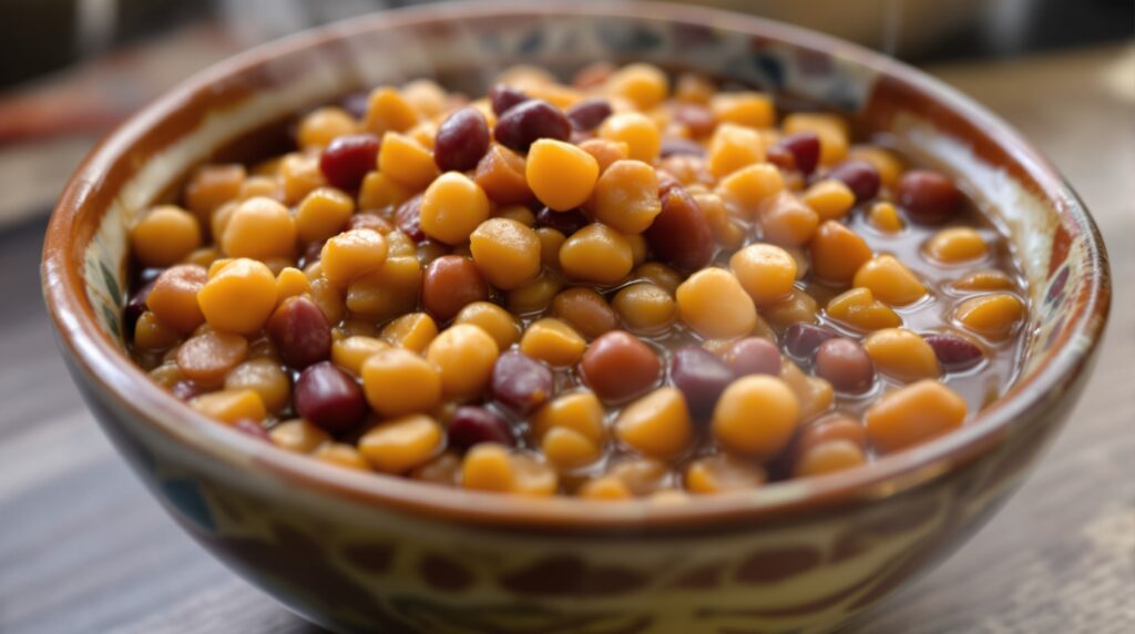 Legumes cozidos