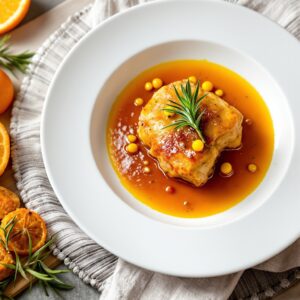 Molho Laranja e alecrim