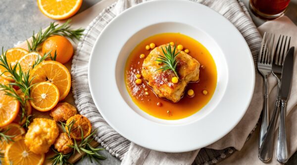 Molho Laranja e alecrim