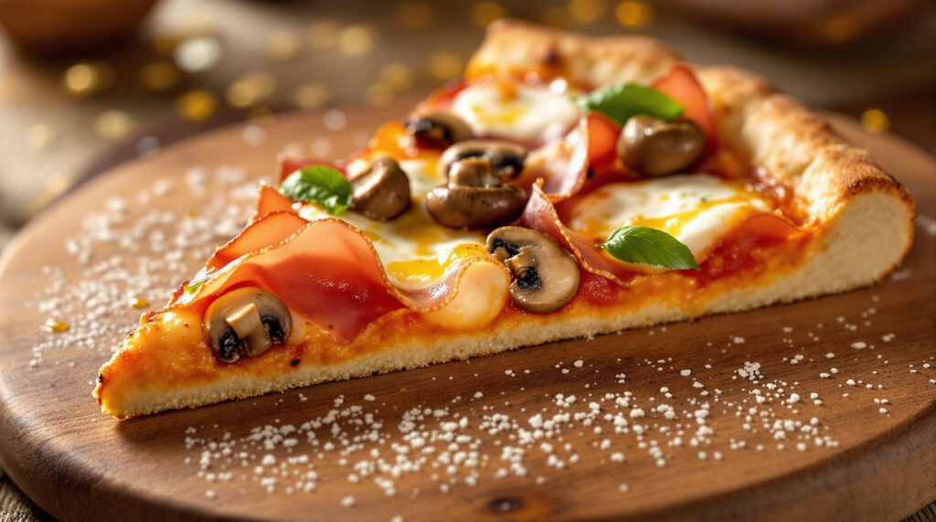 Pizza-Prosciutto e funghi-Pizzaria Napoli