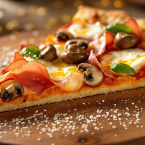 Pizza-Prosciutto e funghi-Pizzaria Napoli