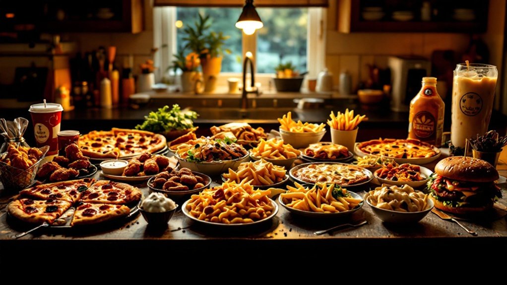 escolhas de comida para a noite