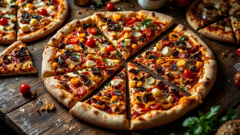 criações de pizza mais bizarras