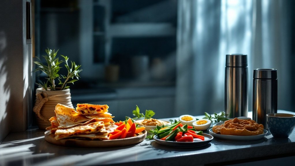 escolhas inteligentes de lanches noturnos