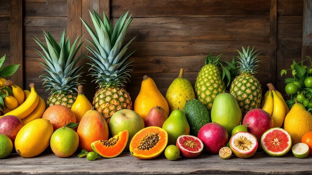 frutas tropicais em cabo verde